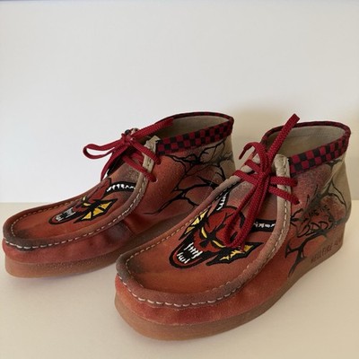 Clarks X Stranger Things Wallabee Evo Hellfire Club Size 9