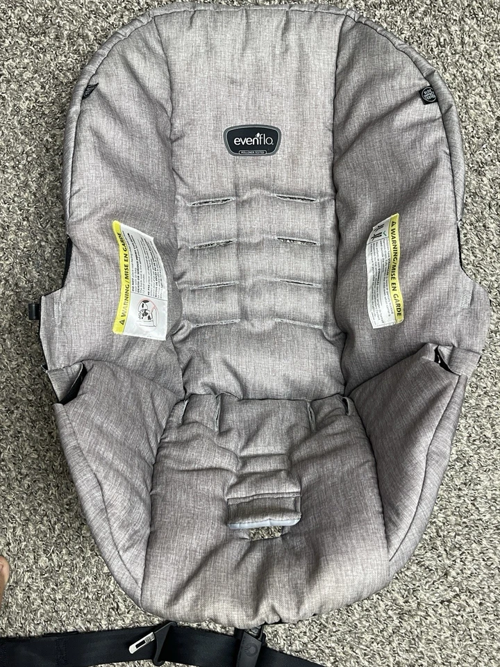 Evenflo Infant Car Seat Replacement Cover, Canopy & Safety Straps Buckle Harness - Image 3 of 4
