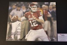 Landry Jones Autographed Photo 16X20 Boomer Sooner!!