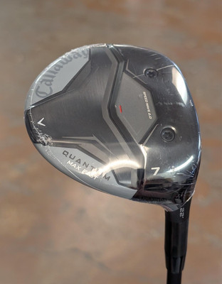 2026 Callaway Quantum MAX FAST 7-Wood 22* Vanquish 4 R2-Flex RH +HC *MINT*