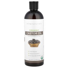 Organic Castor Oil, 16 fl oz 473 ml 