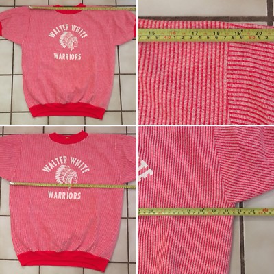 Vintage Walter White Warriors Short Sleeve Sweatshirt 1960s 60s