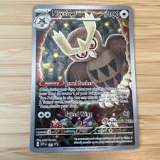 Pokemon Noctowl 141 Precio Pokemon TCG Noctowl #141 Black Star Promo Card -  Stellar Crown ETB, Illustration Rare, Near Mint Stellar Crown ETB Promo