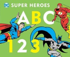 DC Super Heroes ABC 123 - Board book By Katz, David Bar - VERY GOOD