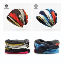 Beanie Hat Mens Womens Knitted Hat Ski Slouch Hat Winter Scarf Warm Cap Unisex