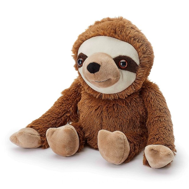 heatable plush sloth