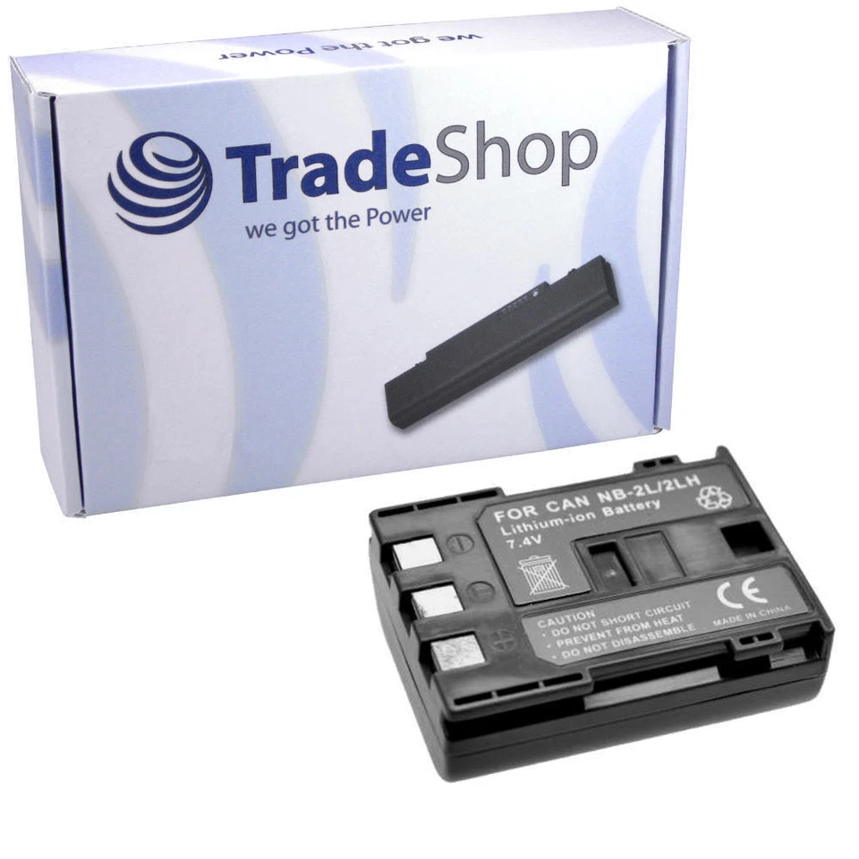 AKKU 1000mAh für CANON EOS 350D 400D 350 D NB-2L MV NB-2LH