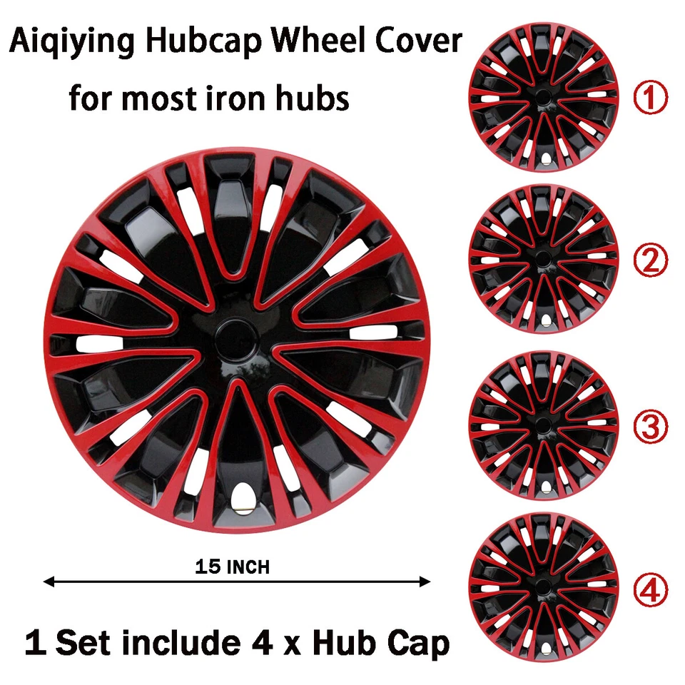 Tampas de cubo 4 peças para Chevrolet Monte Carlo Pontiac OE fábrica 15 polegadas tampas de roda R15 - Imagem 4 de 4