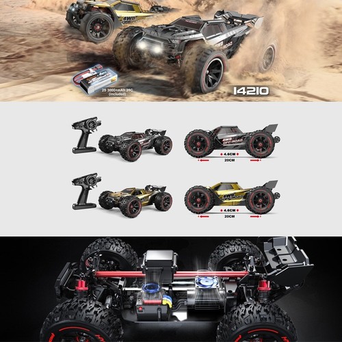 MJX HYPER GO 14210 Rc Truck 4x4 Rc Brushless Rc Truck 1/14 scale 4wd - Picture 4 of 12