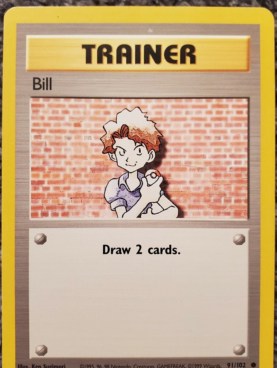 ポケモンカード トレーナー Bill Trainer bill 1995 Pokémon Card | eBay