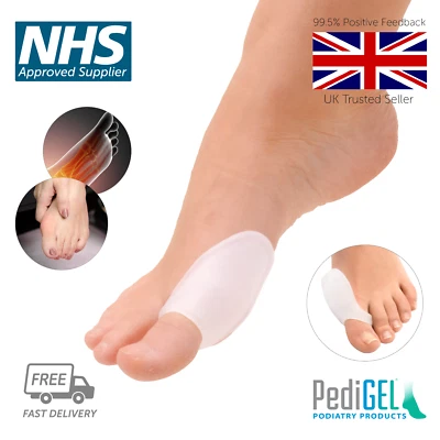 PEDIGEL Bunion Protectors Gel Bunion Shield, Gel Bunion Pads Bunion Pain Relief (4UNITS)