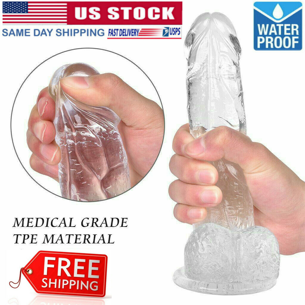 8-Inch-Huge-Realistic-Dildo-Suction-Cup-Men-Penis-Female-Adult-Sex-Toys
