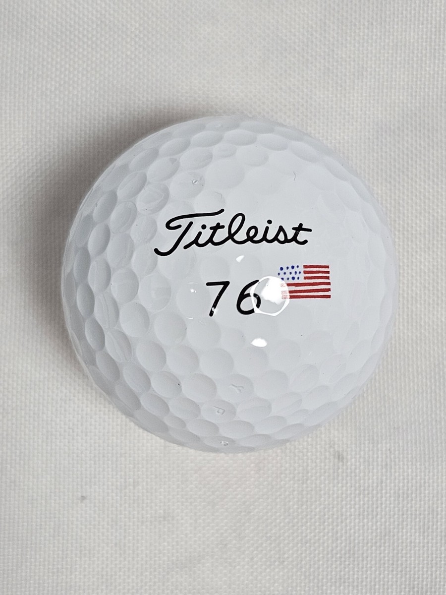 限定Titleist ネームプレート アメリカ国旗デザイン4枚 RARE Titleist Pro V1 July 4th 1776 Small American Flag Logo