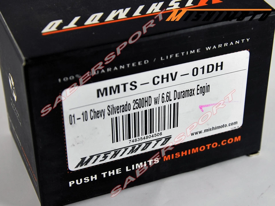 Dos termostato de alta temperatura Mishimoto para Chevy GMC 2001-2016 6,6 L Duramax Foto 2 de 4