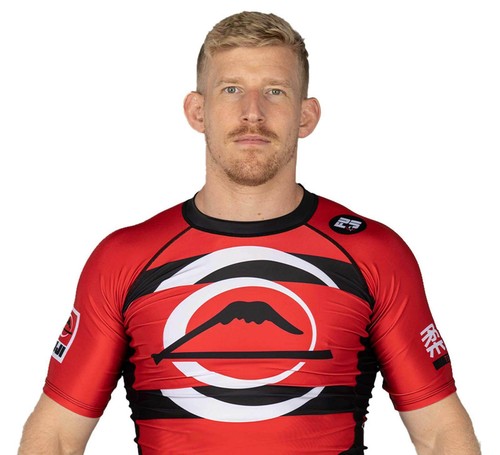 Fuji Vision MMA BJJ Jiu Jitsu ShortSleeve ShortSleeve SS Rashguard - Red - 第 2/10 張圖片