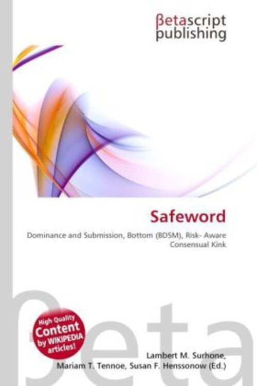 Safeword Lambert M. Surhone (u. A.) Taschenbuch Englisch Betascript