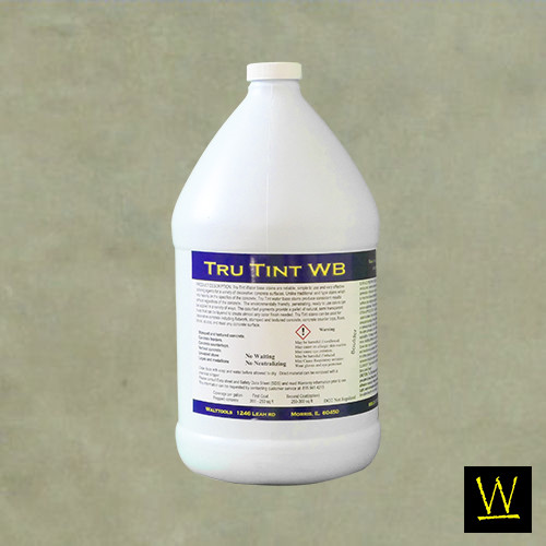 Tinte de hormigón a base de agua Walttools 1 GAL Pro-Grade, ecológico (laurel) - Imagen 2 de 2