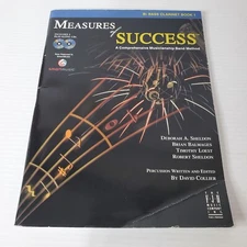 Measures Of Success Bass Clarinet Book 1 Comprehensive Band Method Songbook Cds