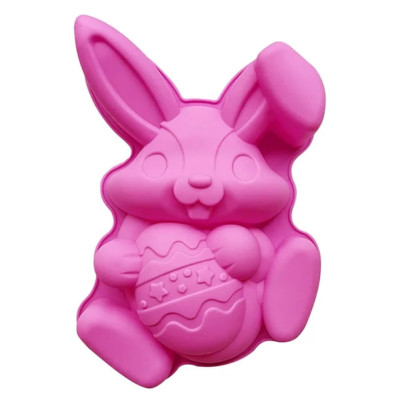 Osterhase Silikonform ~ Kuchen - Schokolade - Pudding - Dessertform - Ostern