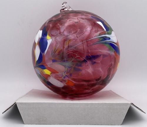 Hand Blown Heavy Witch's Glass Ball Ornament -Polish Artisans ~ 5" Large {D} - Picture 8 of 11