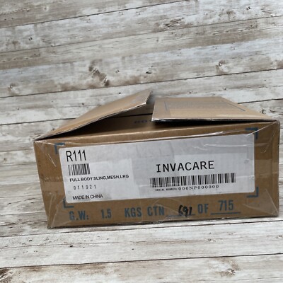 Invacare Full Body Sling, MESH, Size: LARGE #R111, New in the Box | eBay
