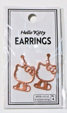 Sanrio Hello Kitty Earrings Rose Gold From Japan Free Ship