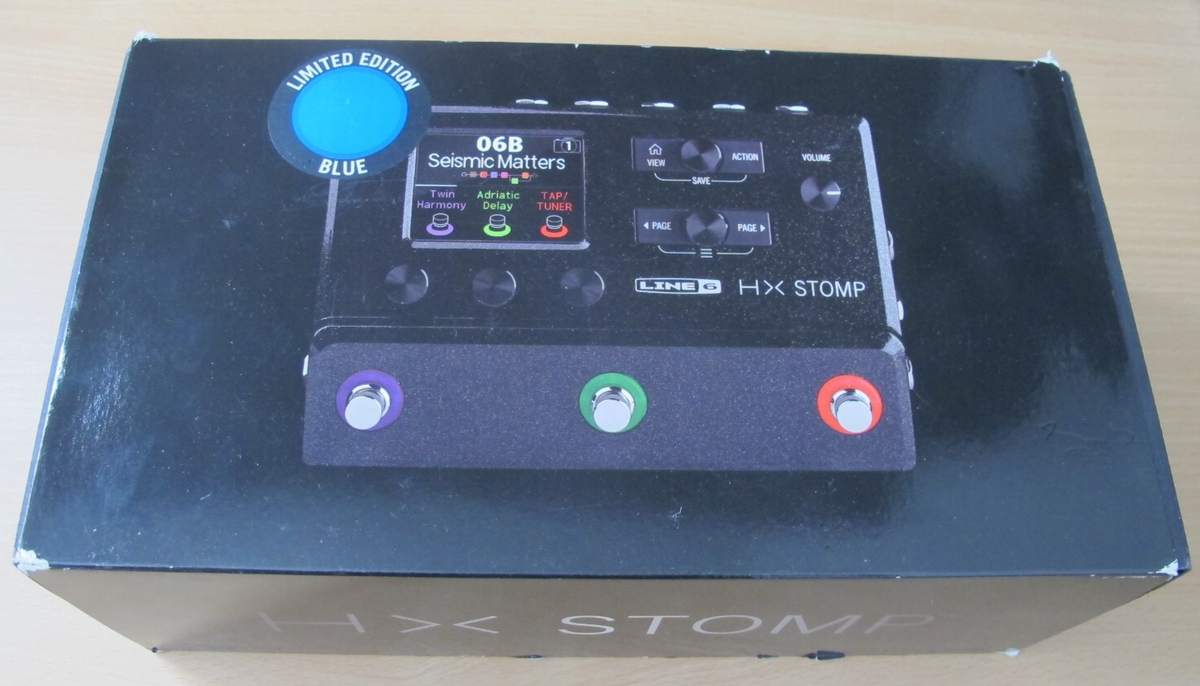 Line 6 HX Stomp Ltd Ed Lightning Blue Multi-Effects Pedal