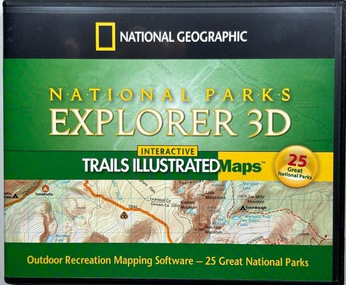 National Geographic Great Smoky Mountains Park Trails Explorer 3D CD-ROM PC Mac - Picture 5 of 5