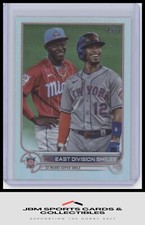 2022 Topps #98 NL East Division Smiles Rainbow Foil