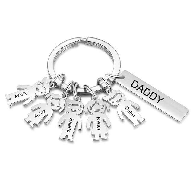 Mens personalized hotsell keychain