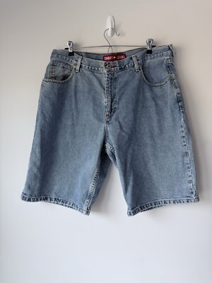 VTG Tommy Hilfiger Shorts Mens 38 Baggy Streetwear Y2K Denim Jean Bermuda 38x11