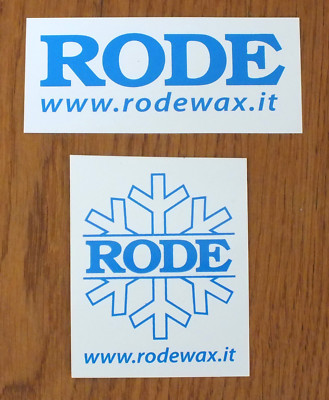 Rode Wax 2 Decal Sticker Adesivo Cross Country Biathlon Cross Country Ski
