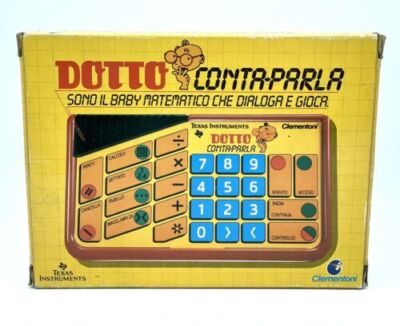 VINTAGE TEXAS INSTRUMENTS MINI SPEAK SPELL #MATH RARE NEW OLD