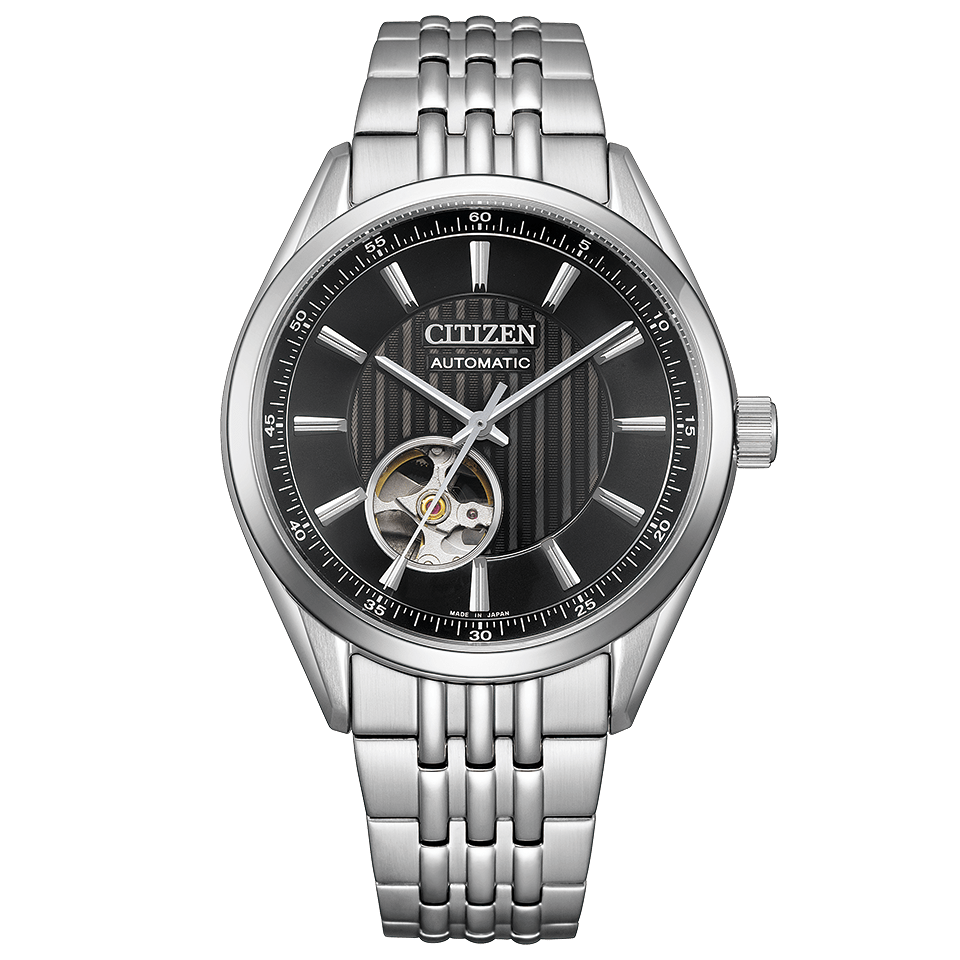 CITIZEN ブラック ステンレス 時計 CITIZEN COLLECTION NH9110-90E Mechanical Automatic Watch Black