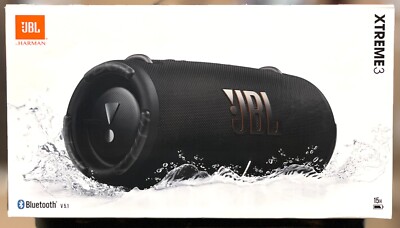 JBL Xtreme 3 Portable Bluetooth Speaker IP67 Waterproof 15 hours (Black)