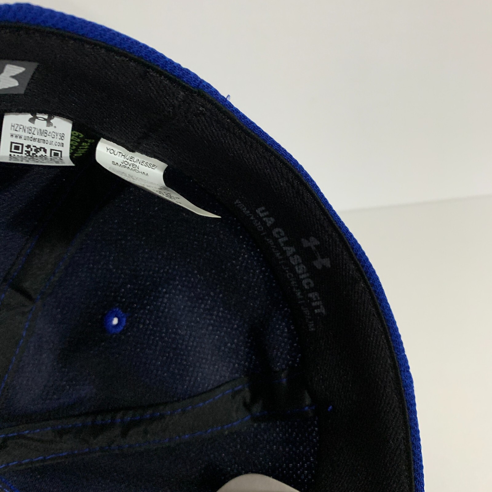 Under Armour Cap Hat UA Heathered Blitzing 3.0 Classic Fit 1305457 Youth Boy S/M