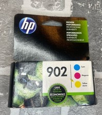 Genuine HP 902 Tri-Color Cyan Magenta Yellow Ink Cartridges Exp. Oct 2020 Sealed