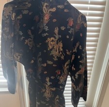Kimono with dragon design. Good quality material made in Kyrgyzstan