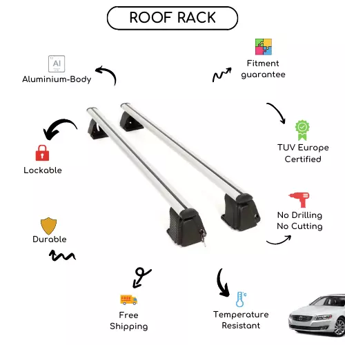 Volvo s80 roof rack hot sale