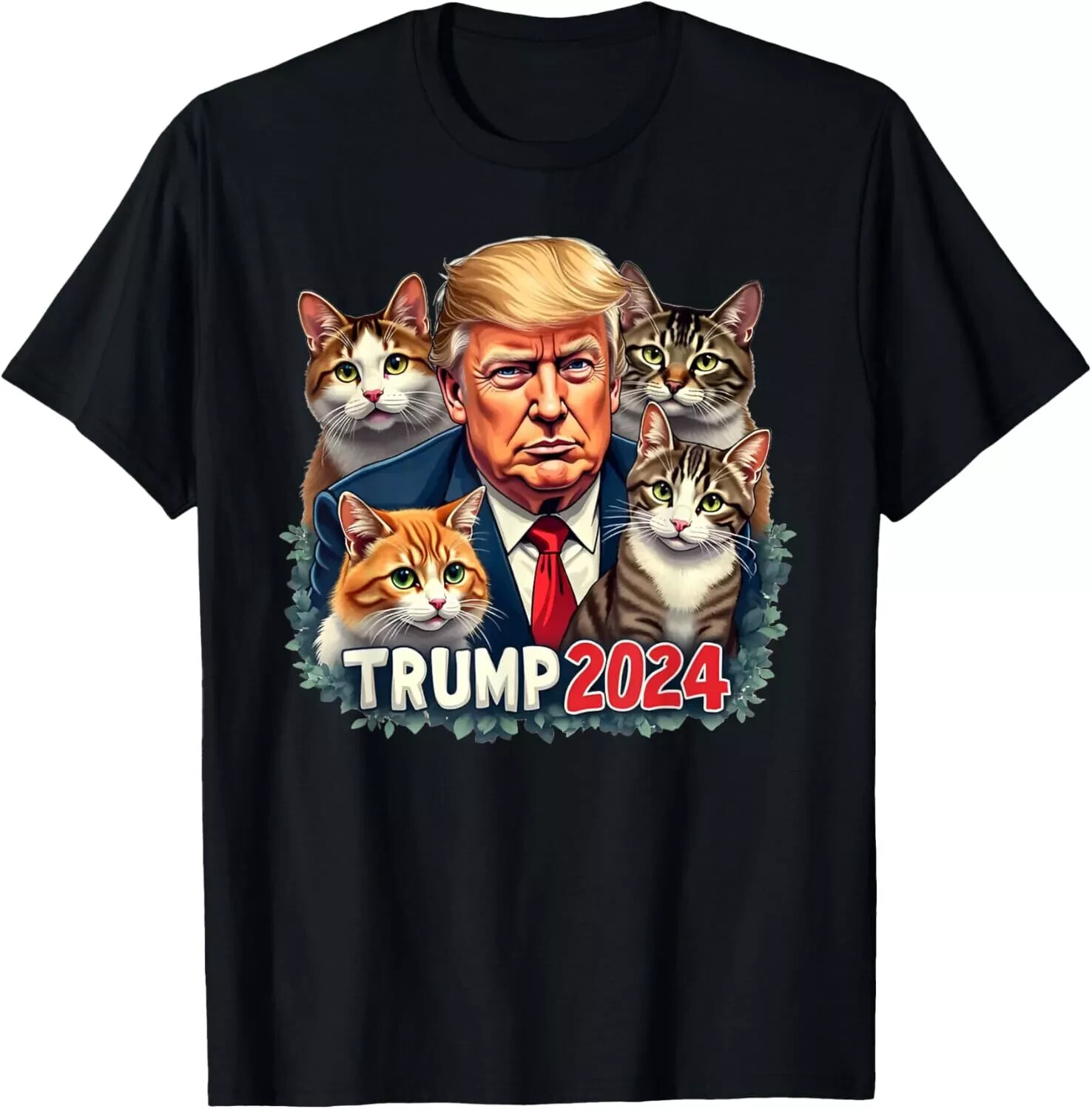 Cats for Trump 2024 Funny Vote For Trump Unisex T-Shirt