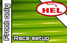 GREEN Rocket III 2004-2010 FRONT RACE SETUP HEL BRAIDED BRAKE LINES