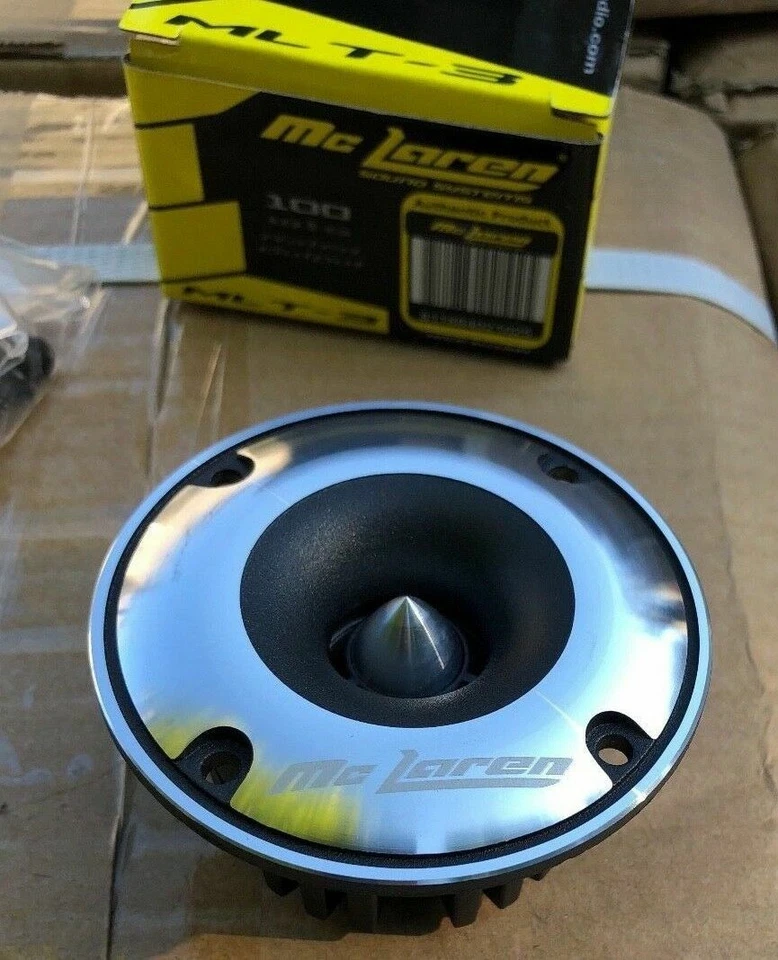MLT-3 Mc Laren Sound Systems Bullet Tweeter (UNA PIEZA) 100 Wts rms 4 ohmios Foto 3 de 4
