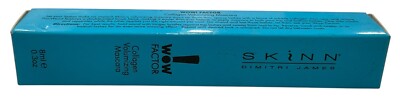 Skinn Dimitri James Wow Factor Collagen Volumizing Mascara 0.3 Oz NEW
