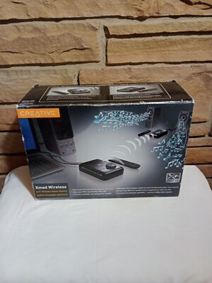 Creative Xmod Wireless Music System Model SB0830EF New In Box! Looks To Be.As Is