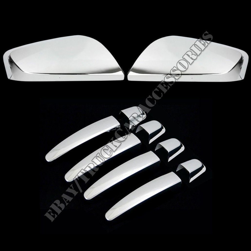 15-18 GMC Yukon XL Chrome Mirror 4 Door Handle Upper Lower Tailgate 15-18 GMC Yukon XL Chrome Mirror 4 Door Handle Upper Lower Tailgate