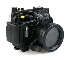 Sea Frogs 40m / 130ft Waterproof Scuba Camera Housing Case For Sony NEX 5R/5T