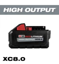 Milwaukee M18 RedLithium High Output XC8.0 Battery Pack - Black (48-11-1880)