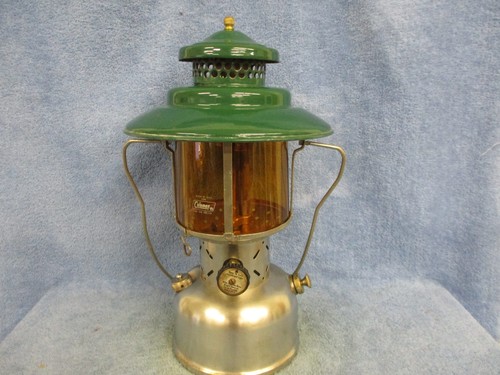COLEMAN MODEL 228C LANTERN WITH AMBER GLOBE | eBay