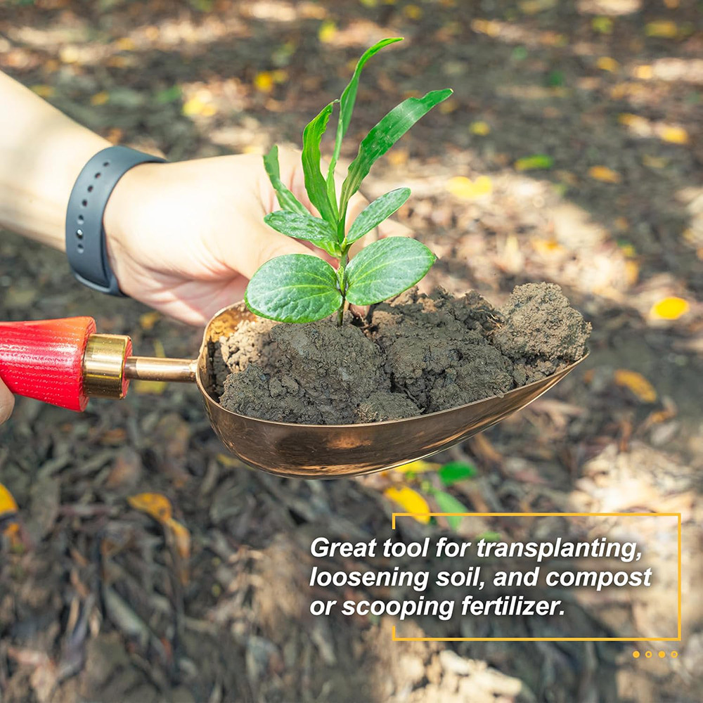 Berry&Bird Garden Oversized Soil Scoop Multi Function Hand Shovel Spade Spoons