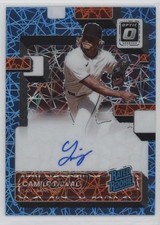 2022 Donruss Optic Carolina Blue Velocity Prizm 40/49 Camilo Doval Auto 2r8